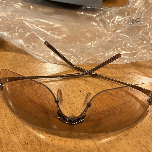 Dior shield vintage  new glasses unisex showstoppers light weight metal frame - Picture 7 of 13